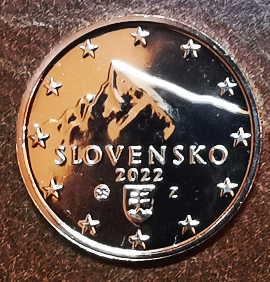 2 cent Slovensko 2022 (UNC)