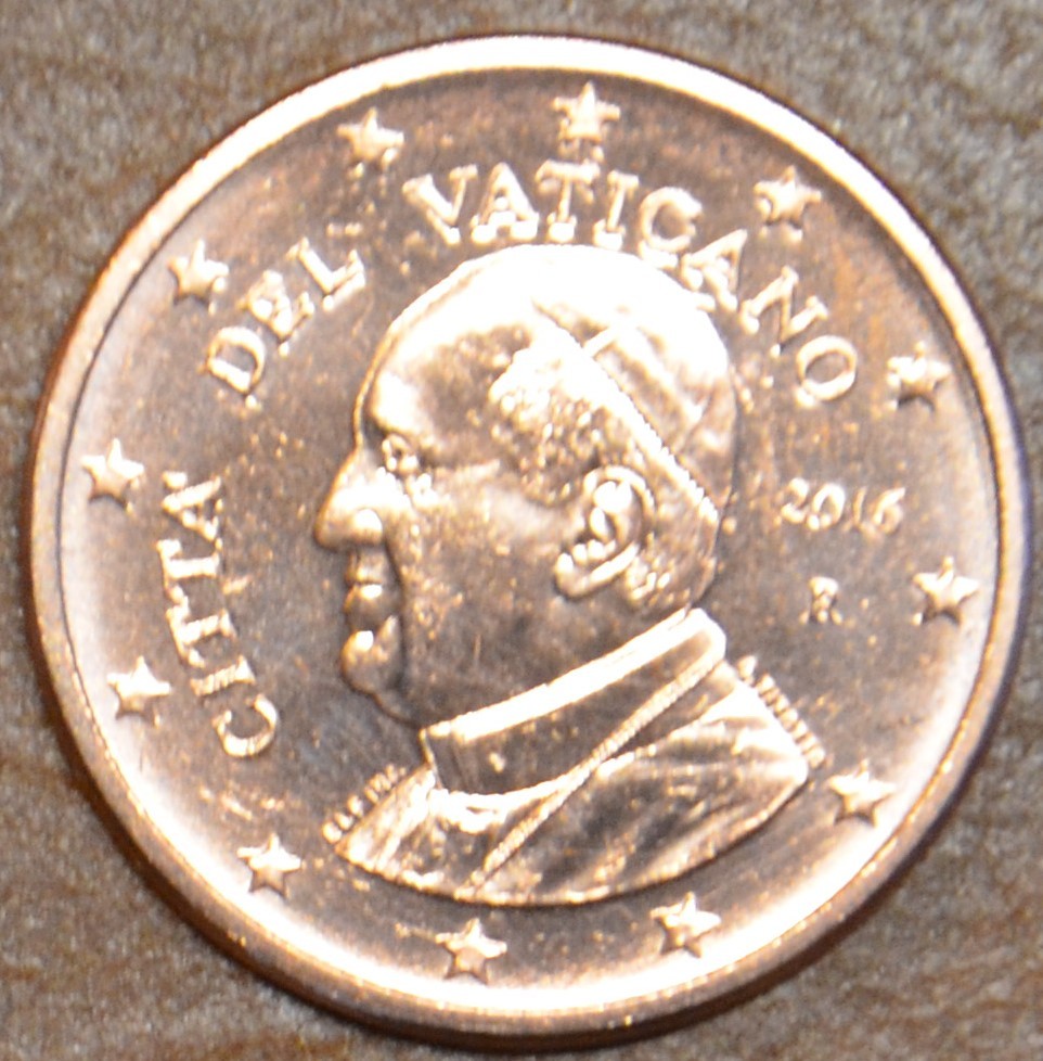 2 cent Vatikán 2016 (BU)