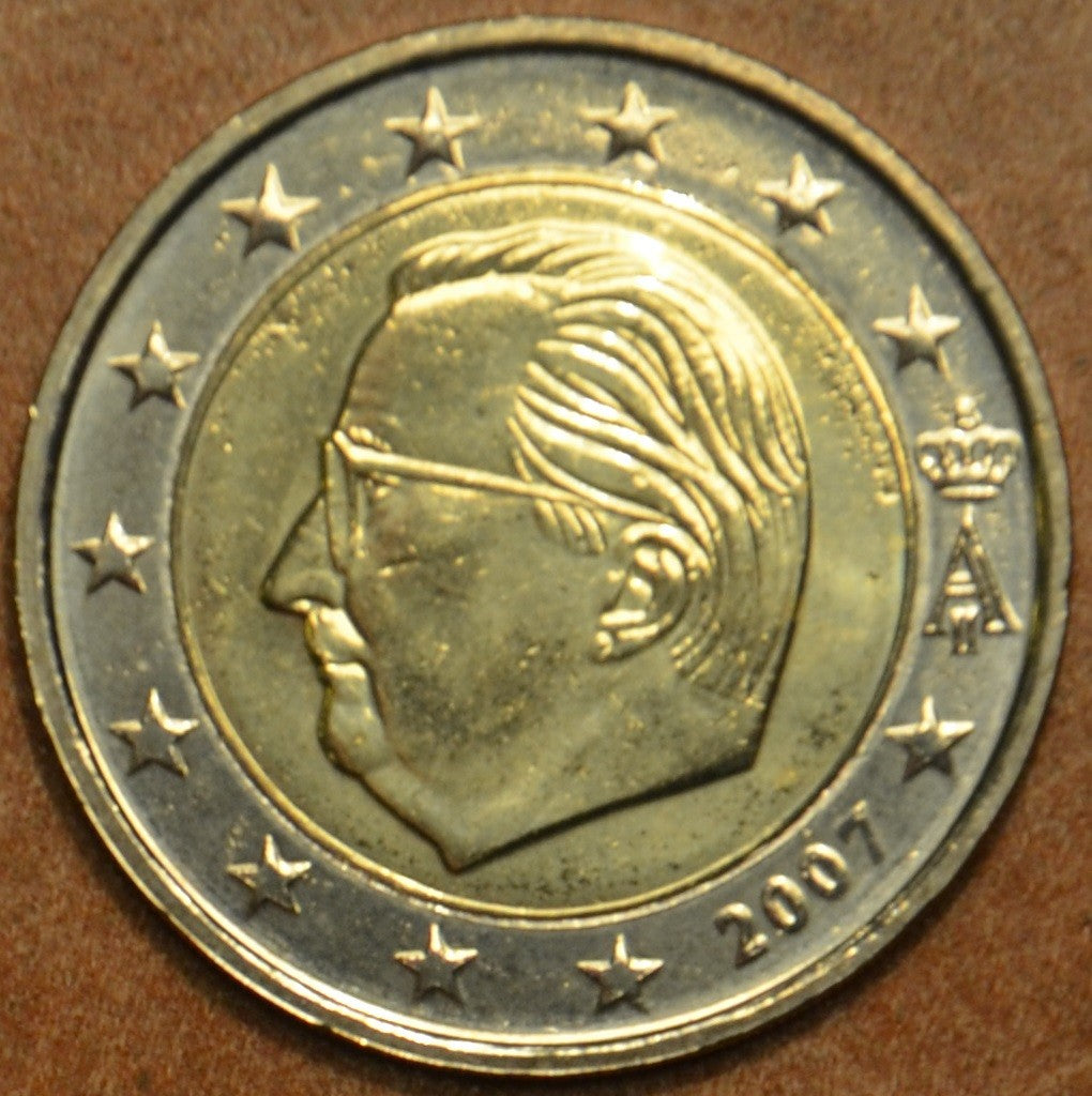 2 Euro Belgicko 2007 - Albert II.  (UNC)