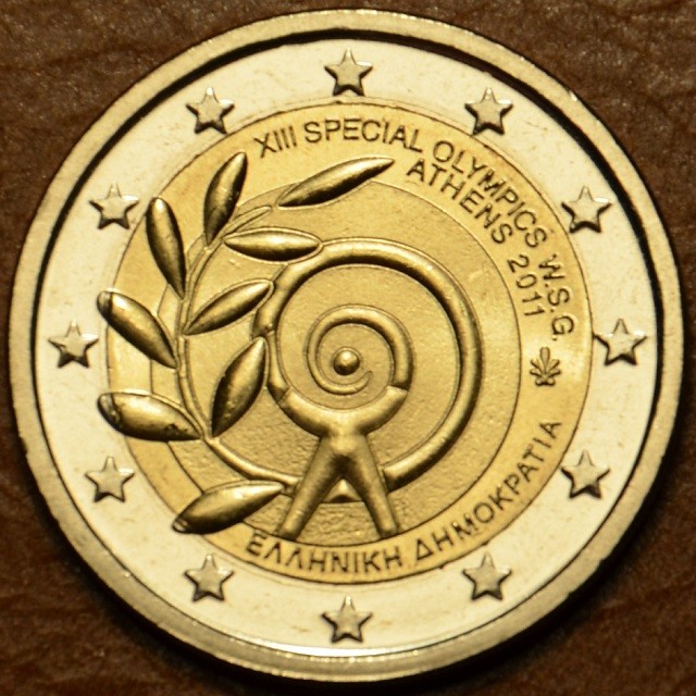 2 Euro Grécko 2011 - Špeciálne letné olympijské hry v Athénach  (UNC)