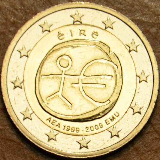 2 Euro Írsko 2009 - 10. výročie hospodárskej a menovej únie  (UNC)