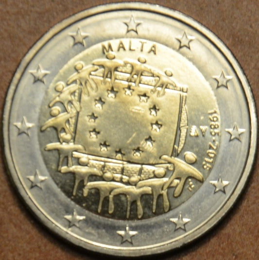 2 Euro Malta 2015 - 30 rokov Europskej vlajky  (UNC)