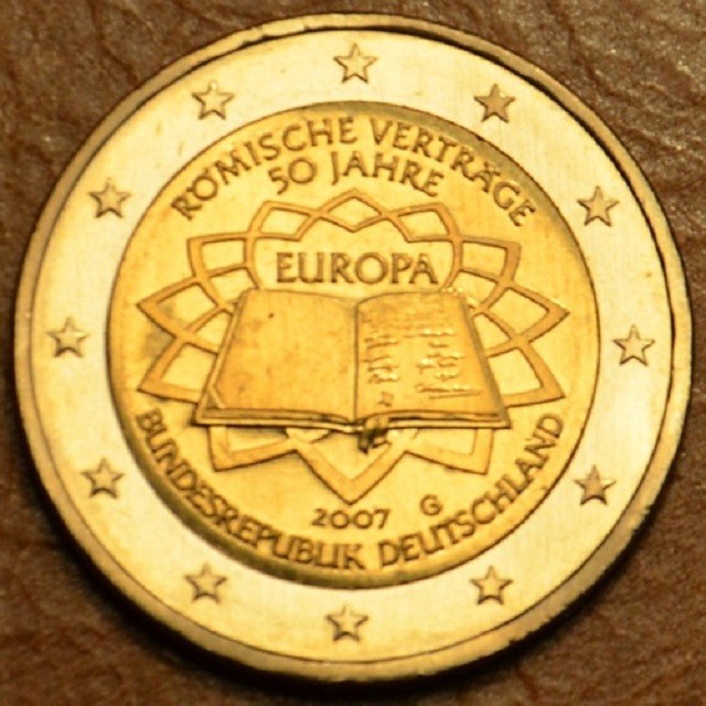 2 Euro Nemecko 2007  "G" 50 rokov Rímskej zmluvy (UNC)
