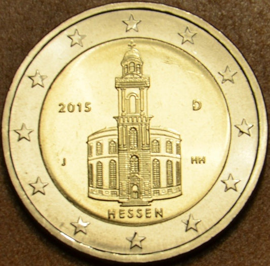 2 Euro Nemecko 2015   "G" Hessen: kostoľ sv. Pavla (UNC)