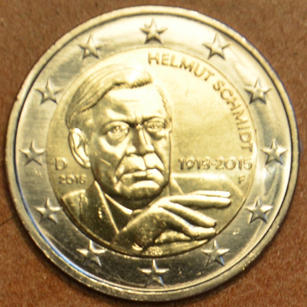 2 Euro Nemecko 2018  "F" Helmut Schmidt (UNC)