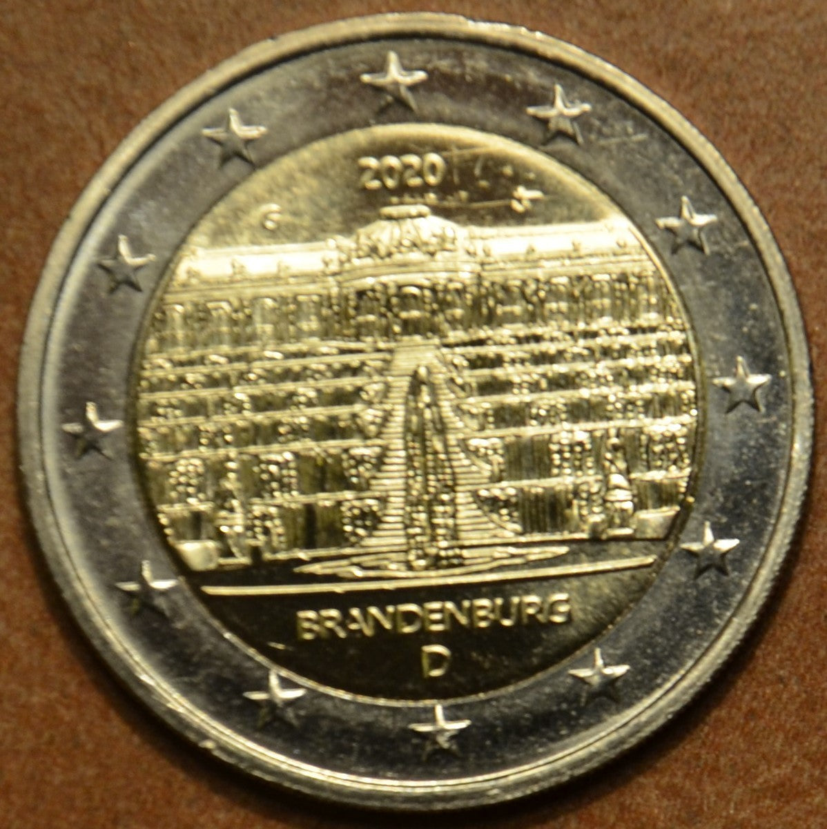 2 Euro Nemecko 2020  "G" Brandenburg (UNC)
