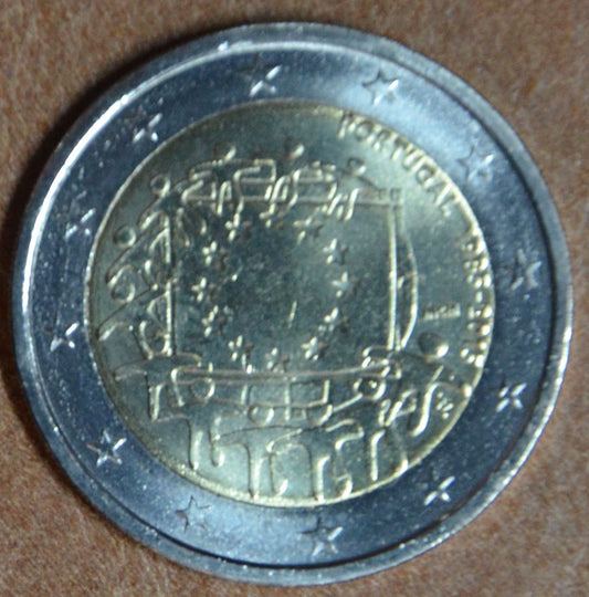 2 Euro Portugalsko 2015 - 30 rokov Europskej vlajky  (UNC)