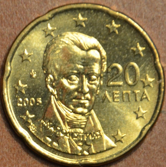 20 cent Grécko "E" 2002 (UNC)
