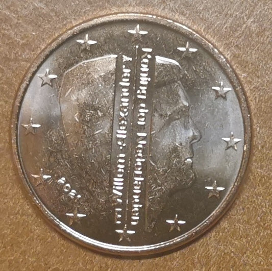 5 cent Holandsko 2021 - Kráľ Willem Alexander (UNC)