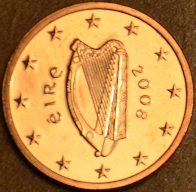 5 cent Írsko 2008 (UNC)