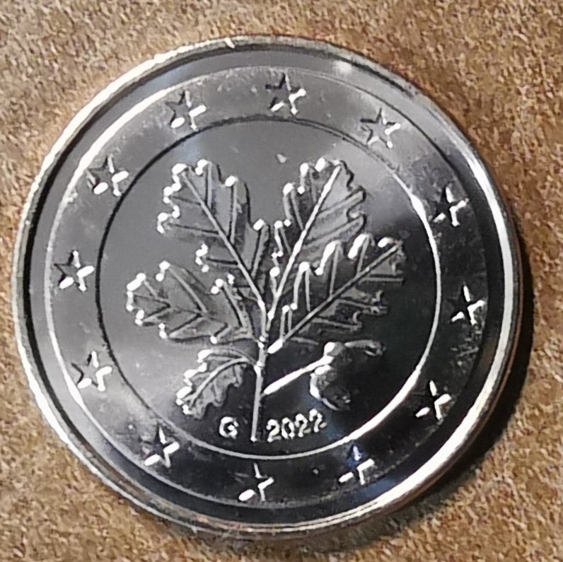 5 cent Nemecko 2022 "G" (UNC)