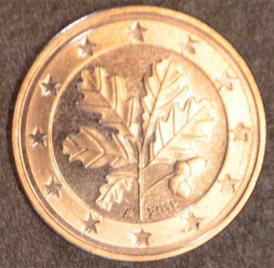 5 cent Nemecko "A" 2018 (UNC)
