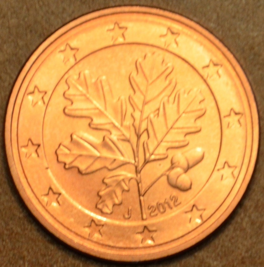 5 cent Nemecko "J" 2012 (UNC)