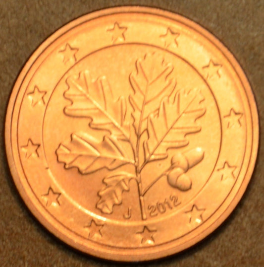 5 cent Nemecko "J" 2012 (UNC)