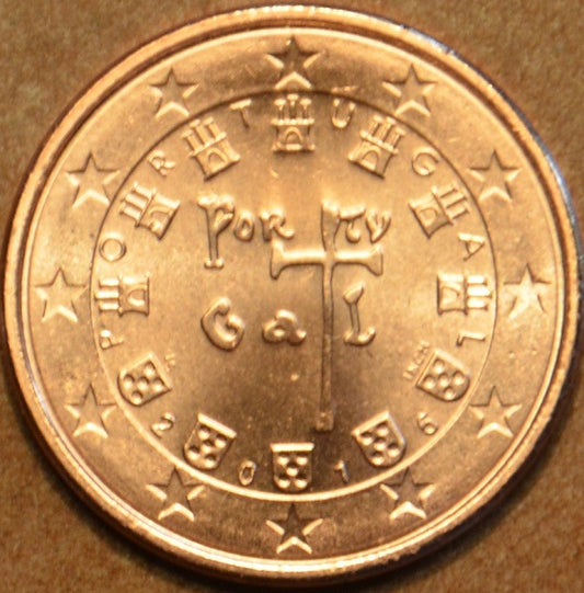 5 cent Portugalsko 2016 (UNC)