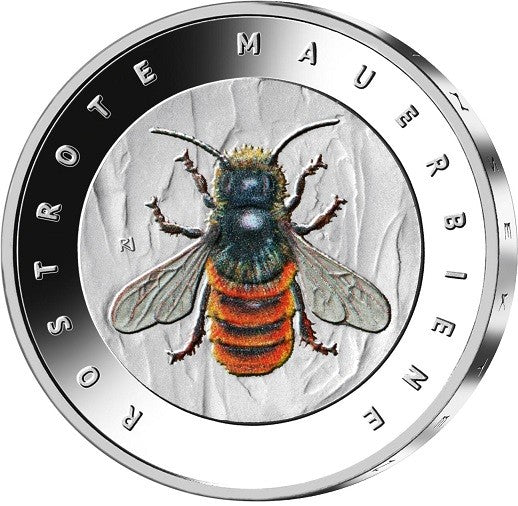 5 Euro Nemecko 2023 Včela - Osmia Bicornis (UNC)