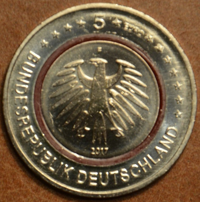 5 Euro Nemecko 2017 "F" Tropické pásmo  (UNC)