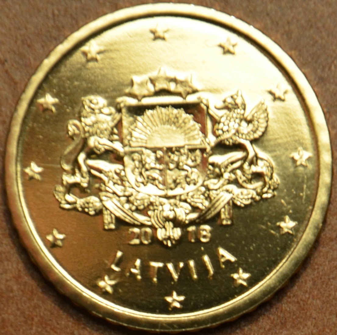 50 cent Lotyšsko 2018 (UNC)