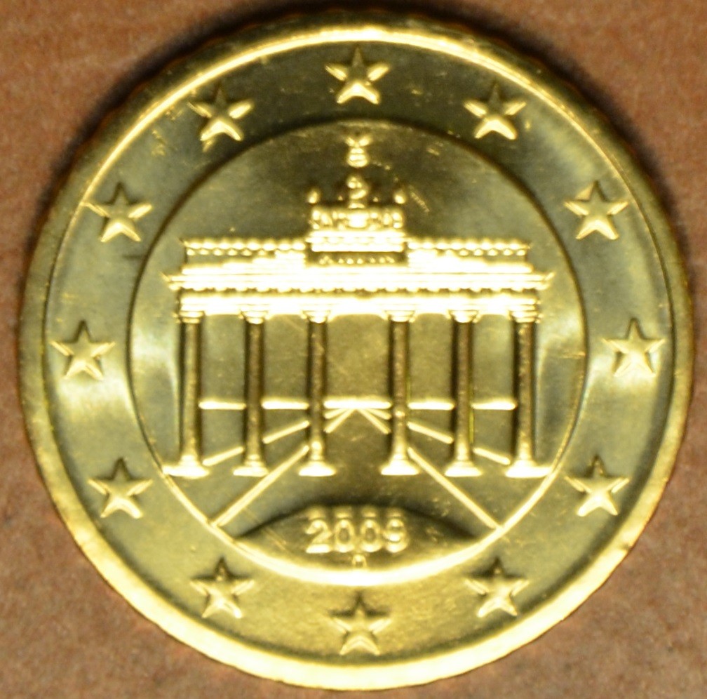 50 cent Nemecko "D" 2009 (UNC)