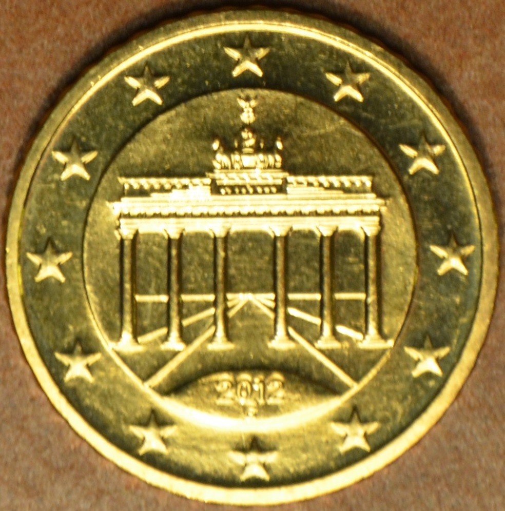 50 cent Nemecko "G" 2012 (UNC)