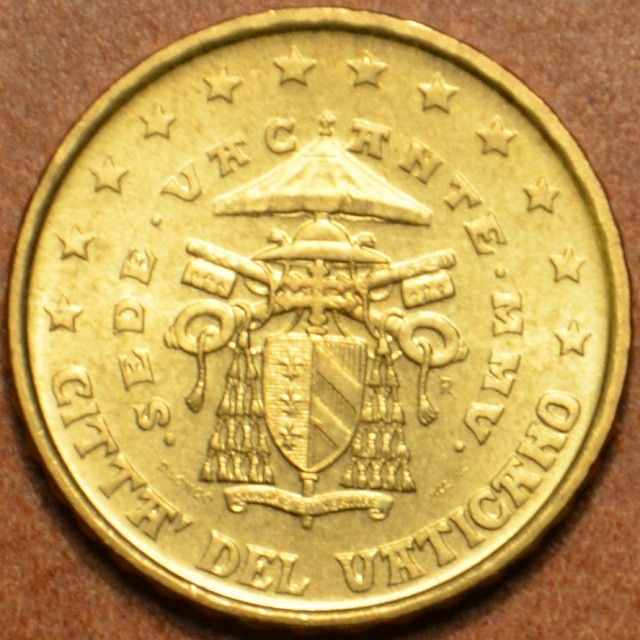 50 cent Vatikán 2005 Sede Vacante (BU)