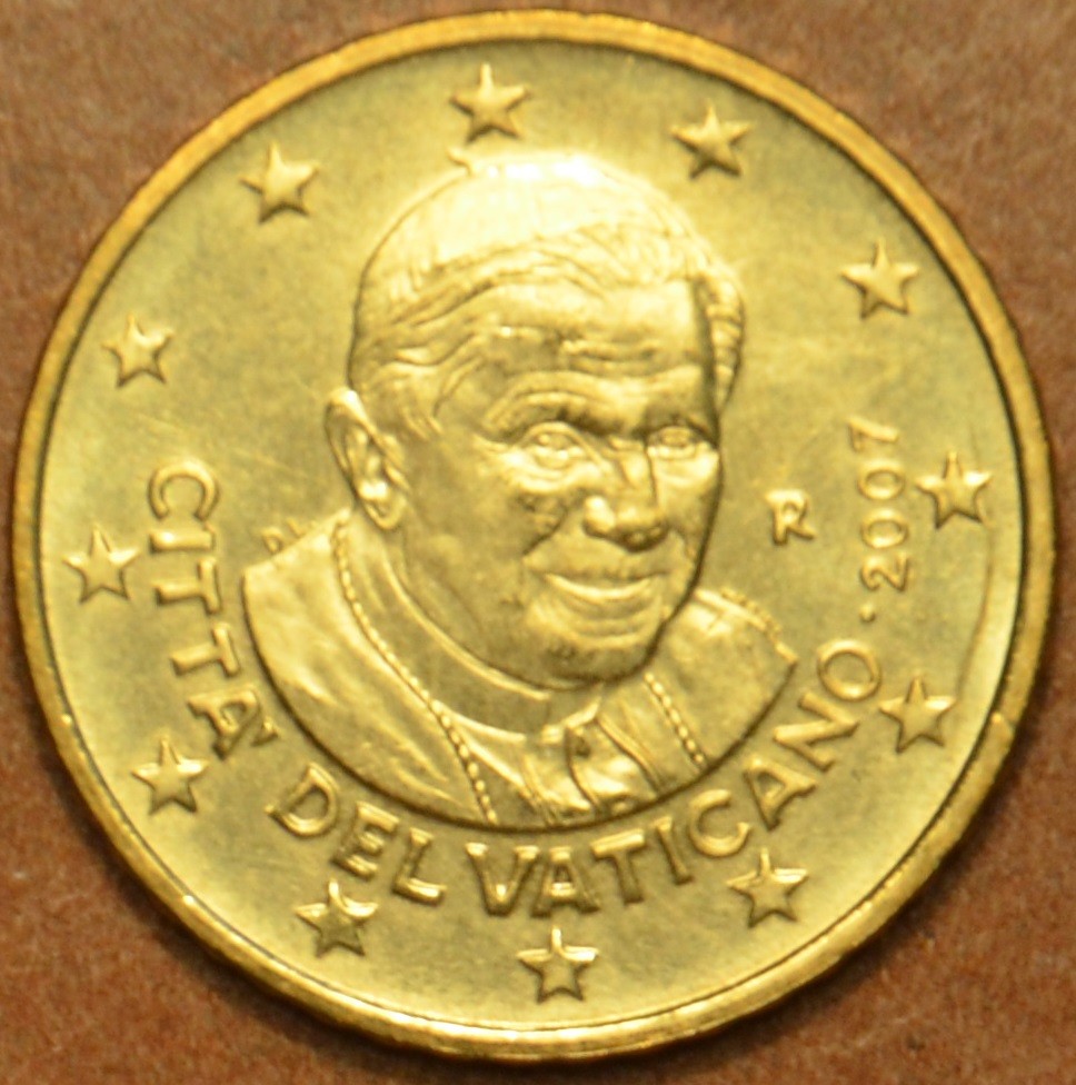 50 cent Vatikán 2007 Benedikt XVI. (BU)