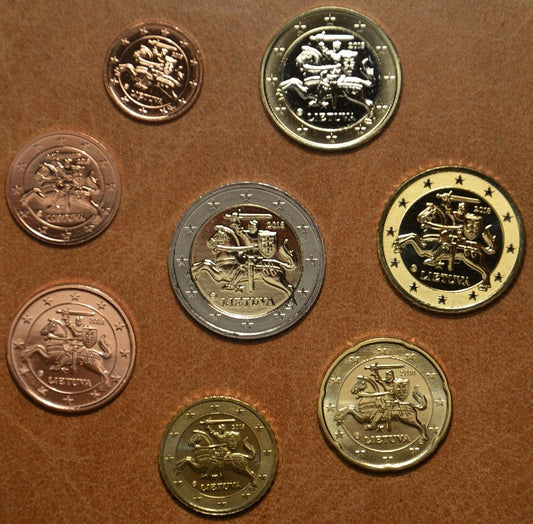 Litva 2018 sada 8 euromincí (UNC)