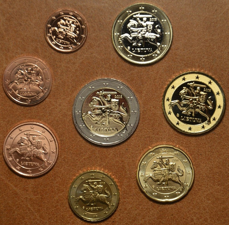 Litva 2019 sada 8 euromincí (UNC)