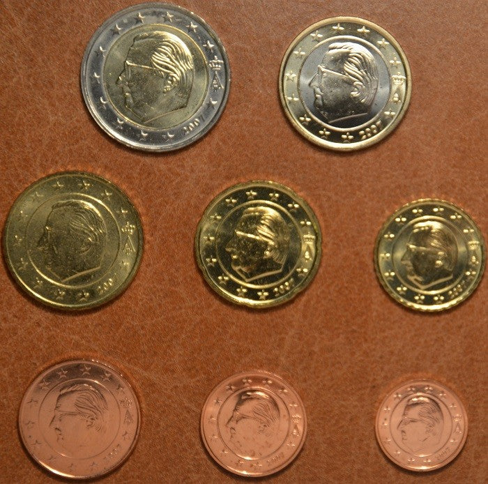 Belgicko 2007 sada 8 mincí (UNC)