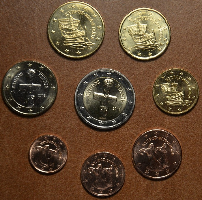 Cyprus 2016 sada 8 euromincí (UNC)
