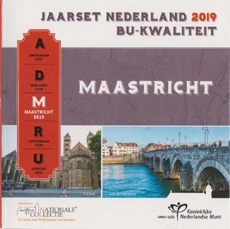 Holandsko 2019 sada 8 mincí Maastricht  (BU)