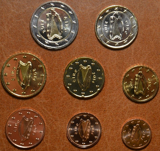 Írsko 2014 sada 8 mincí (UNC)
