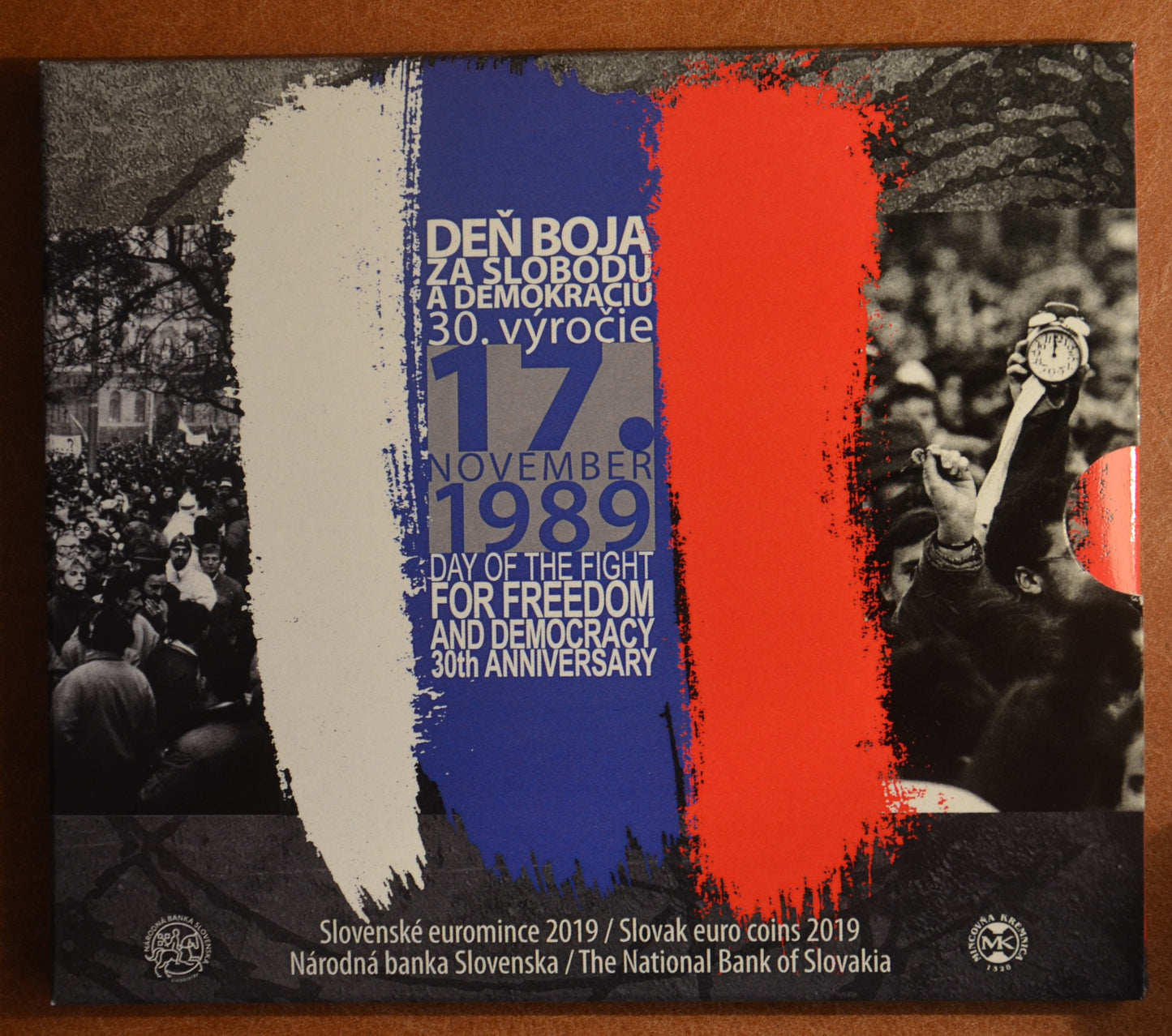 Súbor 8 Slovenských mincí 2019 17.11.2009  (BU)
